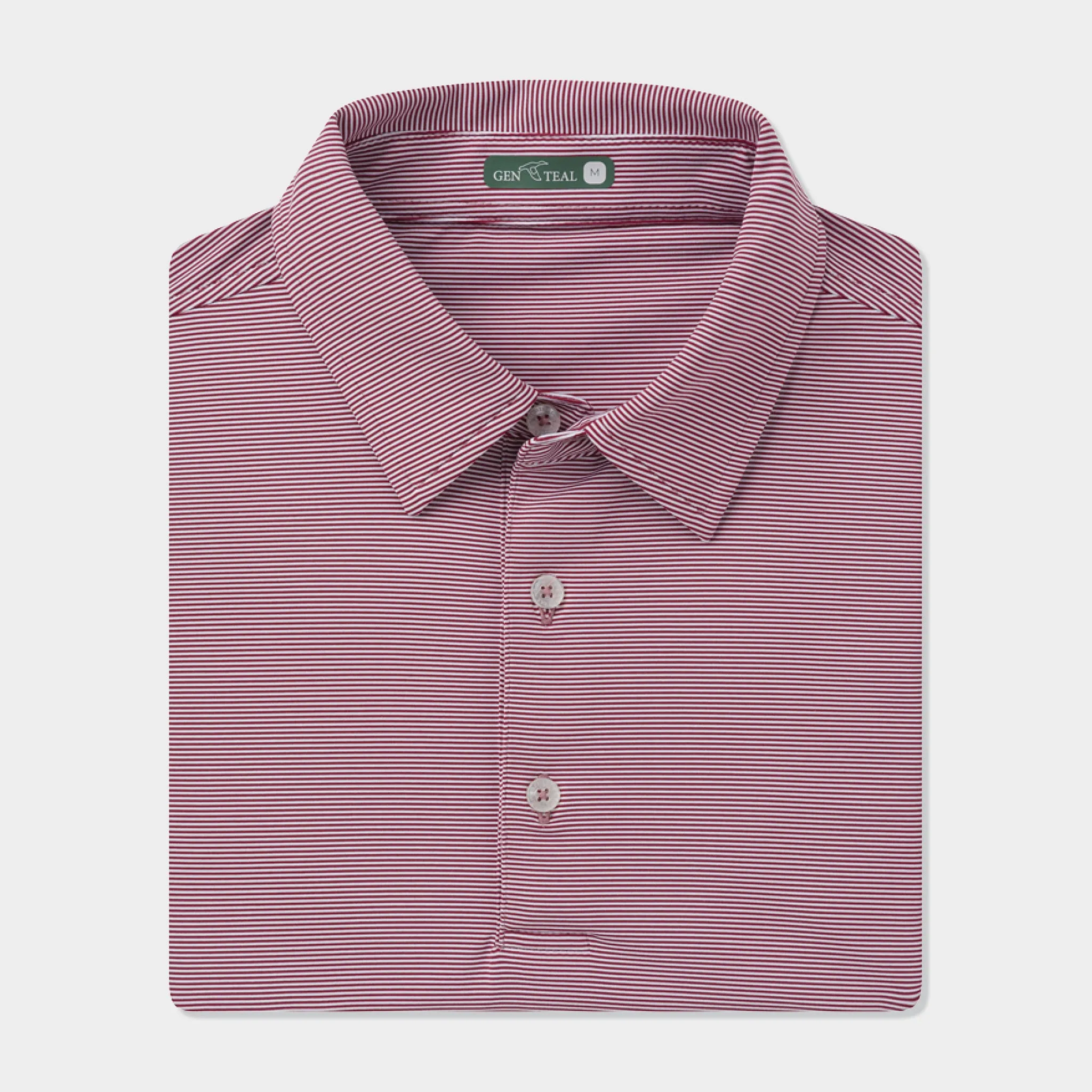 Club Pinstripe Performance Polo