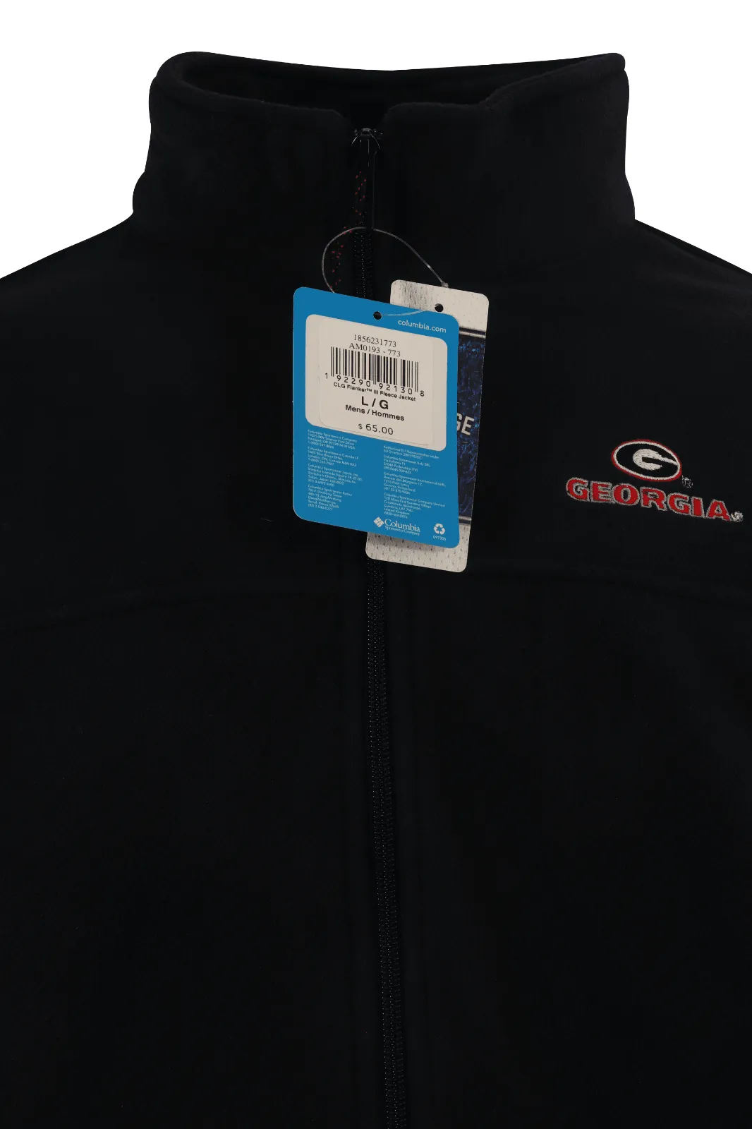 Columbia Men's Fleece Jacket CLG Flanker III Georgia Bulldogs (470)