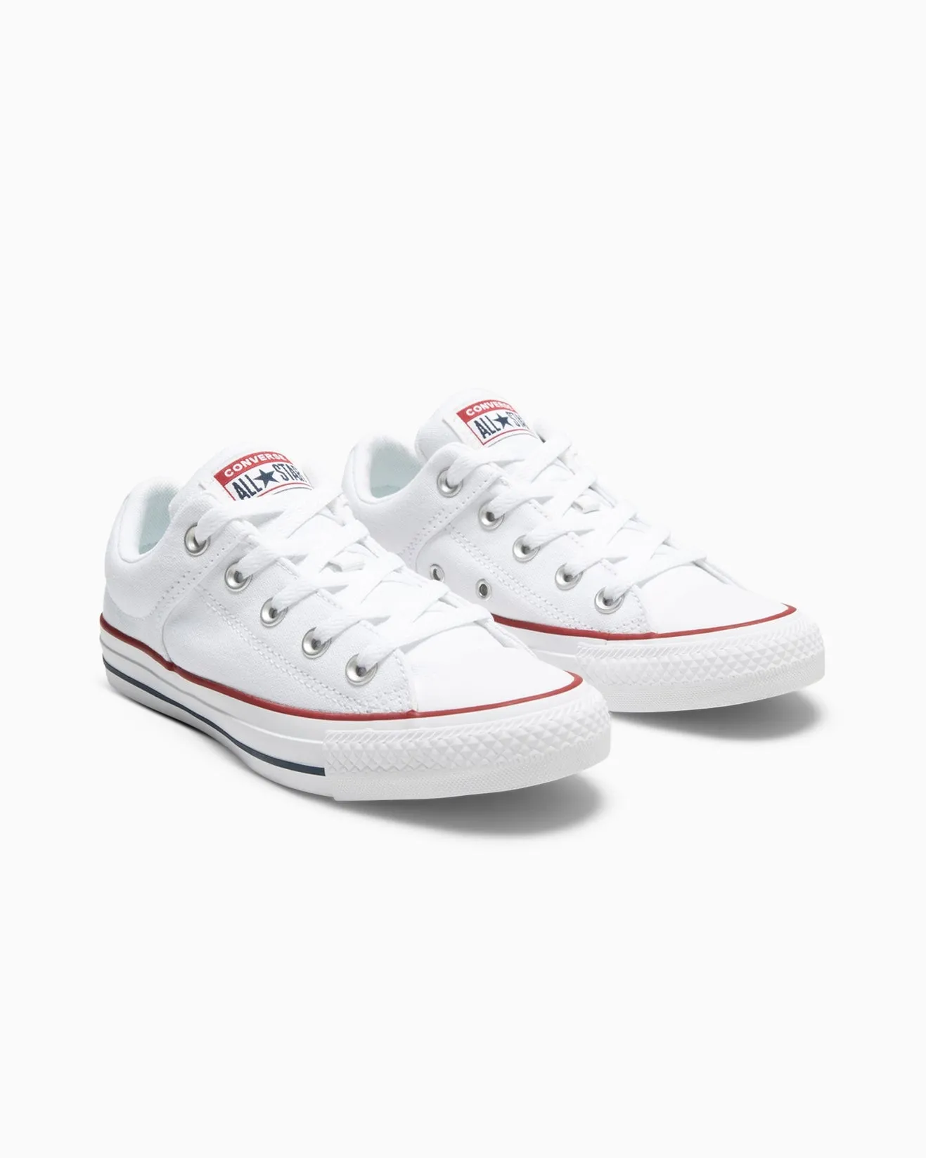 CONVERSE UNISEX CHUCK TAYLOR ALL-STAR STREET LOW TOP WHITE SHOE