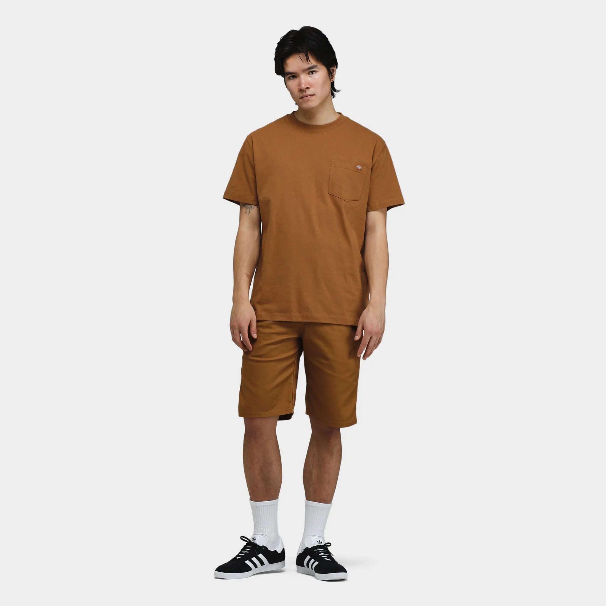 Dickies 11" Duck Carpenter Shorts / Stonewashed Brown Duck