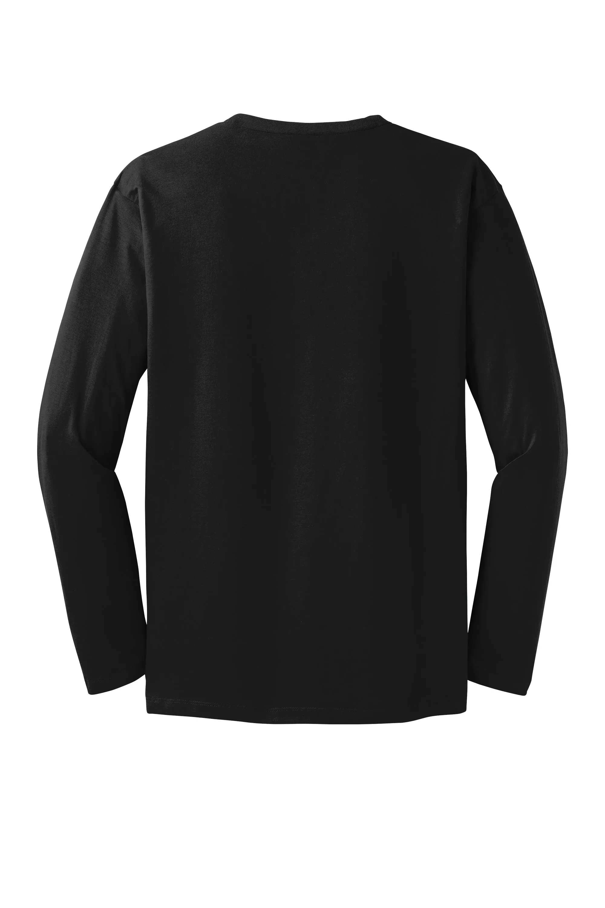 District Perfect Weight Long Sleeve Unisex Tee - Jet Black