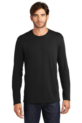 District Perfect Weight Long Sleeve Unisex Tee - Jet Black