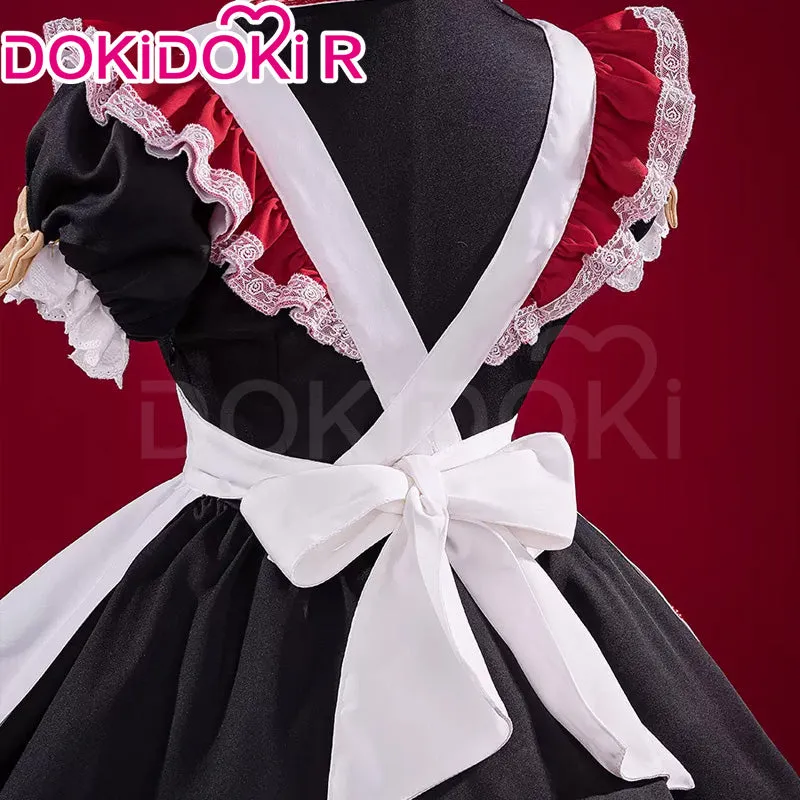 DokiDoki-R Game NEEDY GIRL OVERDOSE x Sweets Paradise Cosplay Ame chan  Costume Maid Black