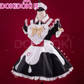 DokiDoki-R Game NEEDY GIRL OVERDOSE x Sweets Paradise Cosplay Ame chan  Costume Maid Black