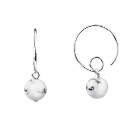 Earring | Open Loop | Howlite