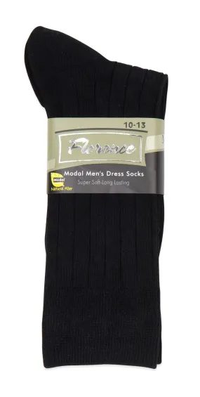 Florence Modal Mens Wide Ribbed Dress Sock Style: 275