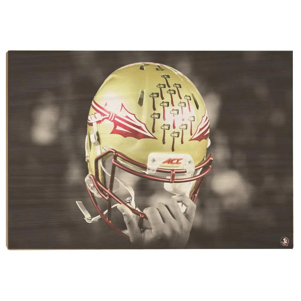 Florida State Seminoles - Seminole Helmet Held High