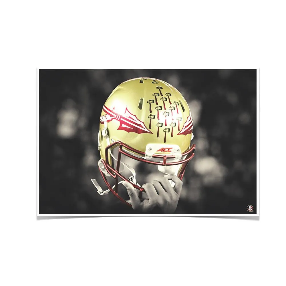 Florida State Seminoles - Seminole Helmet Held High