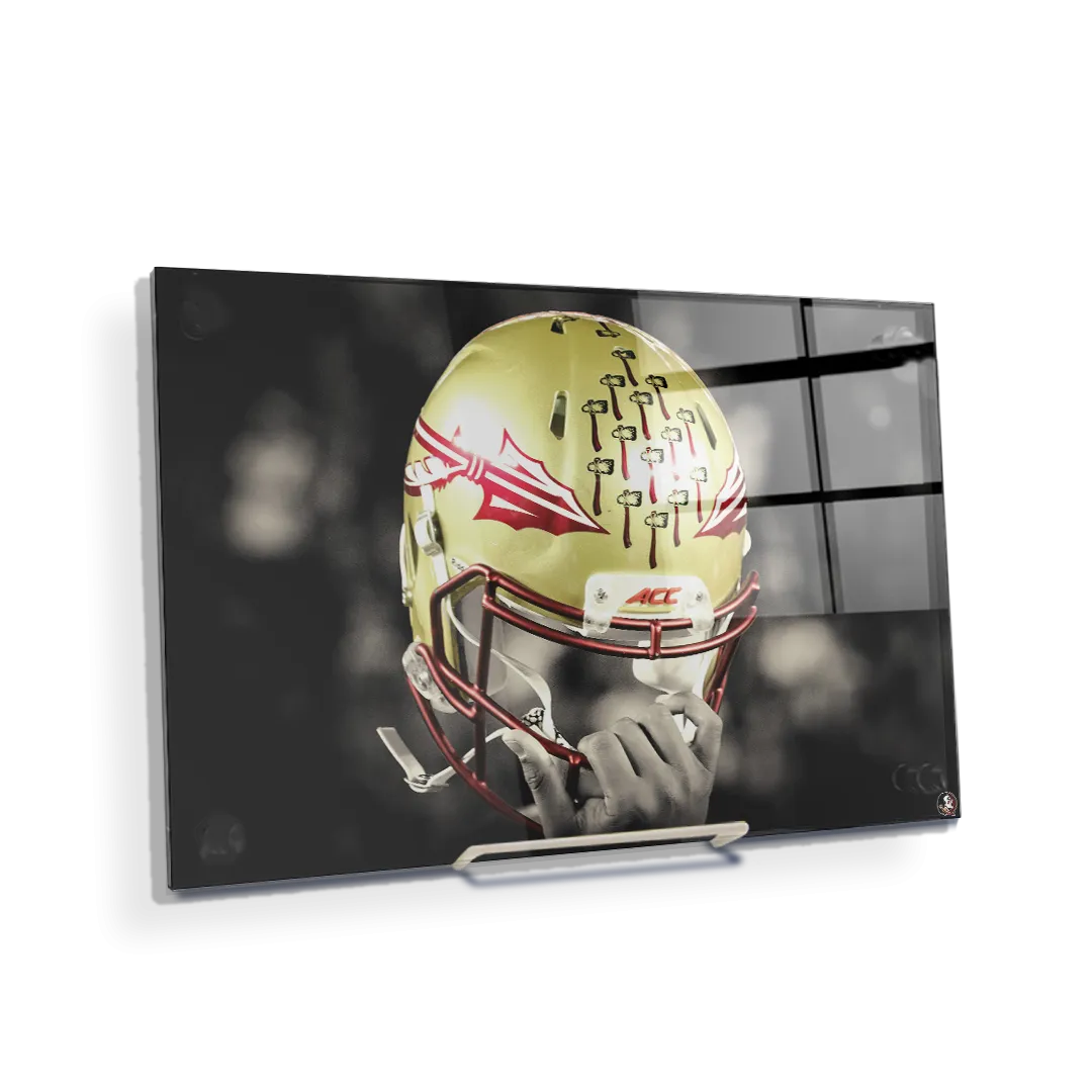 Florida State Seminoles - Seminole Helmet Held High