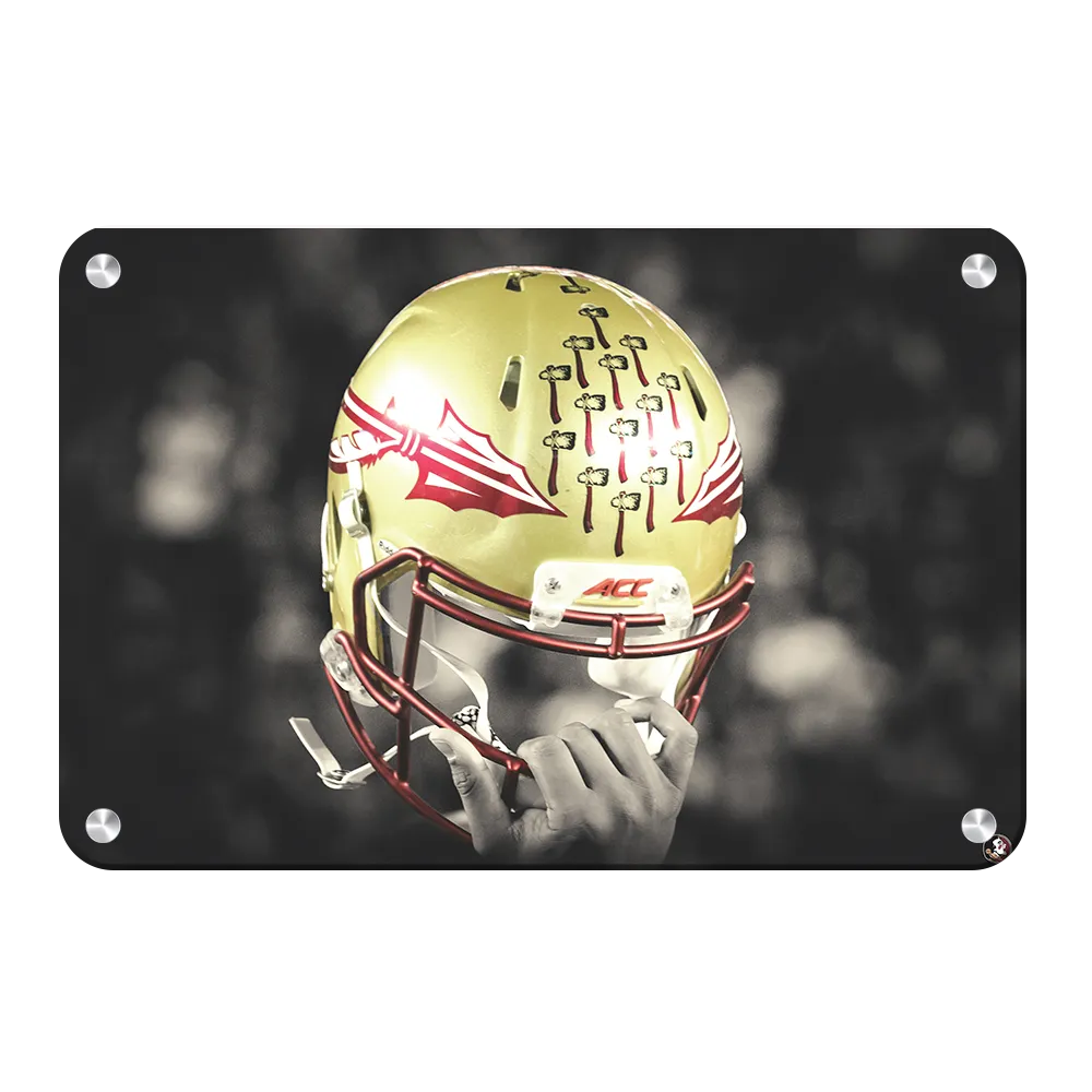 Florida State Seminoles - Seminole Helmet Held High