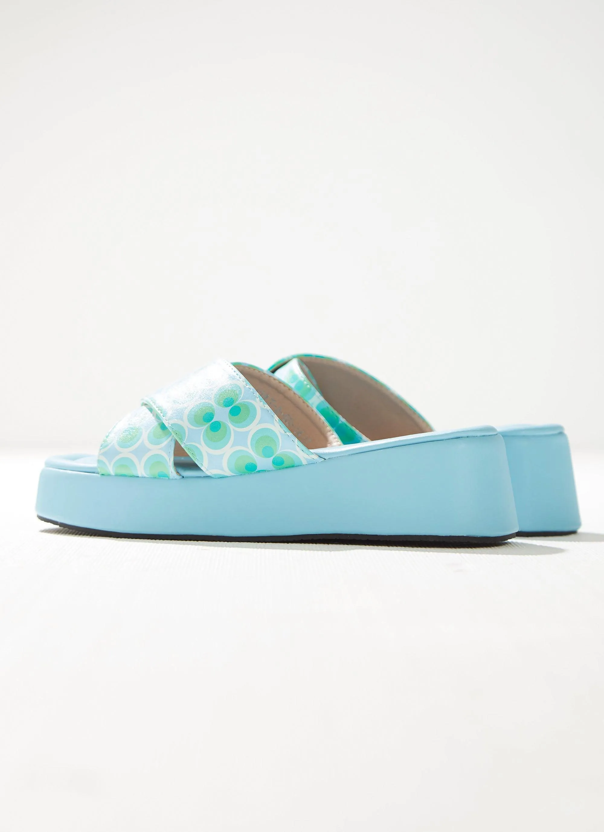 Fonda Cross Over Mule - Seafoam