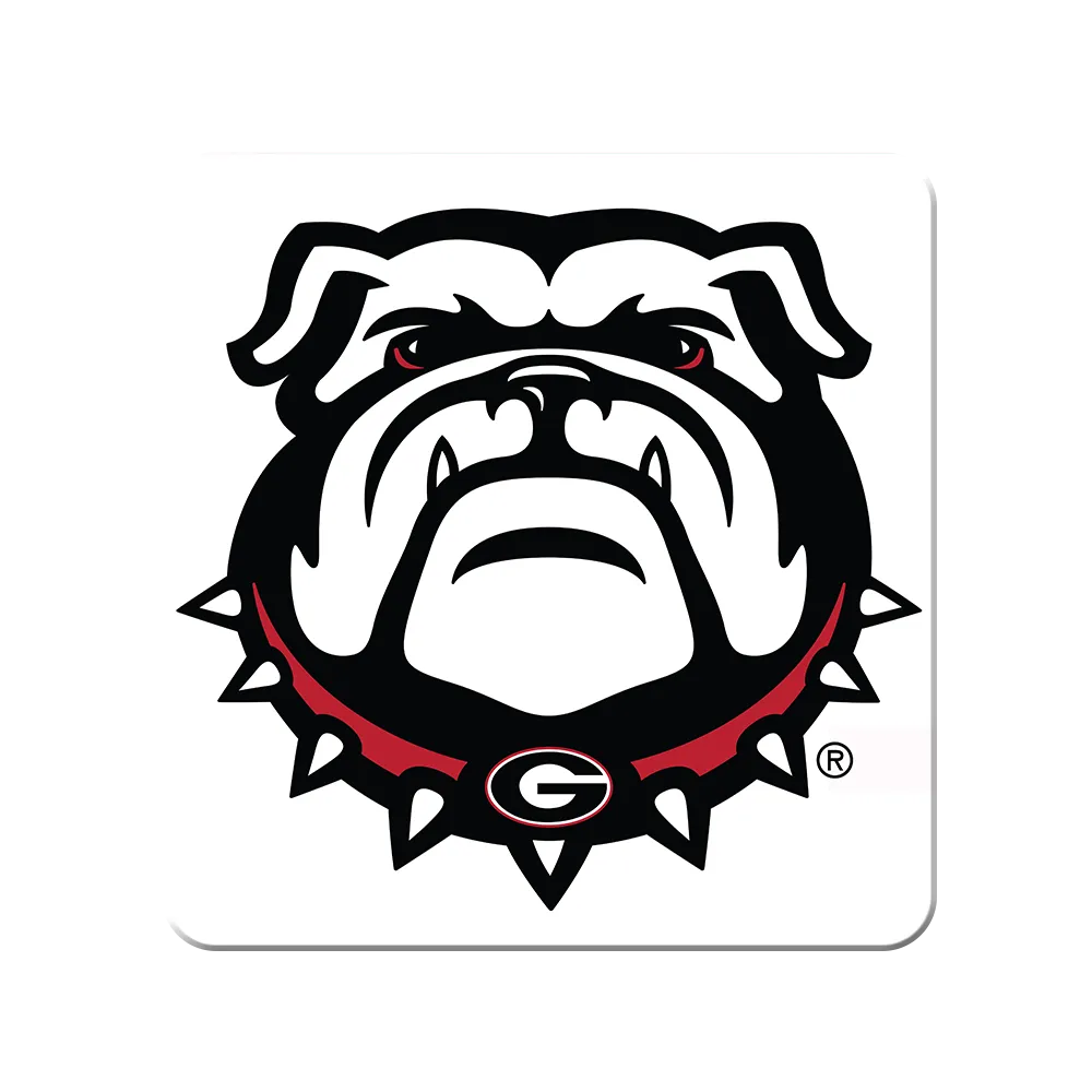 Georgia Bulldogs - Bulldog on White