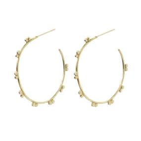 Gold Marais Hoop Earrings