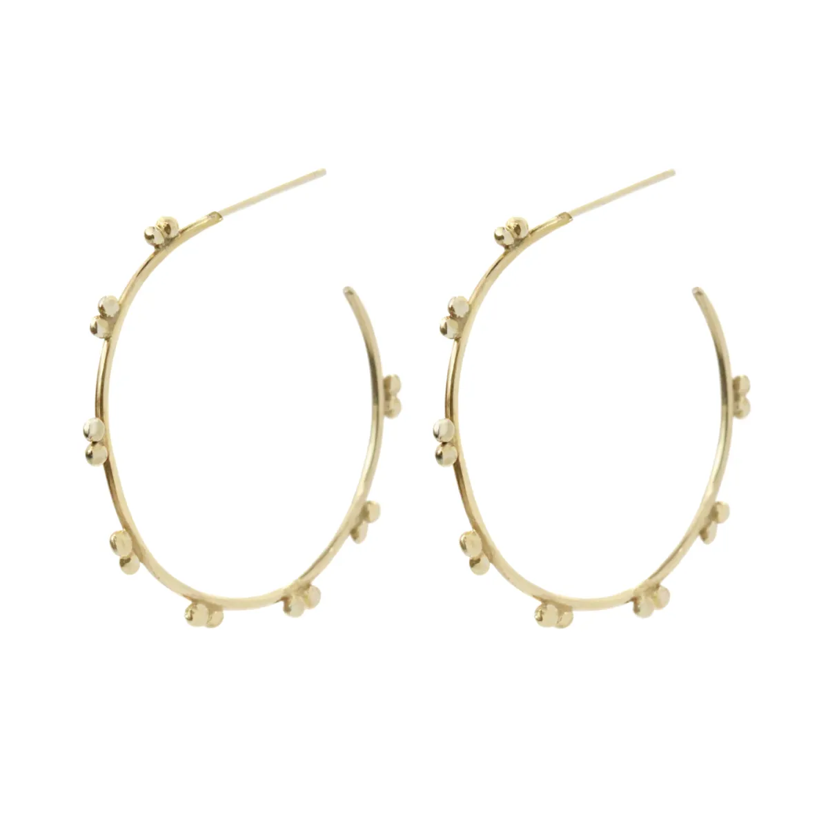 Gold Marais Hoop Earrings