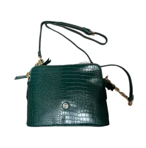 Green Cro Shoulder Bag Metal Strap