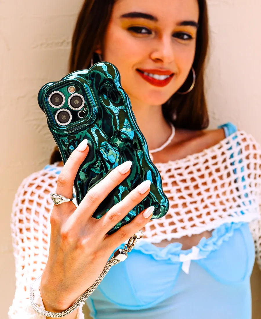 Green Metallic Fantasy Phone Case