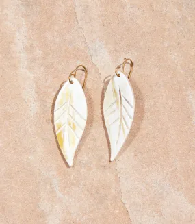 Horn Leaf Earrings