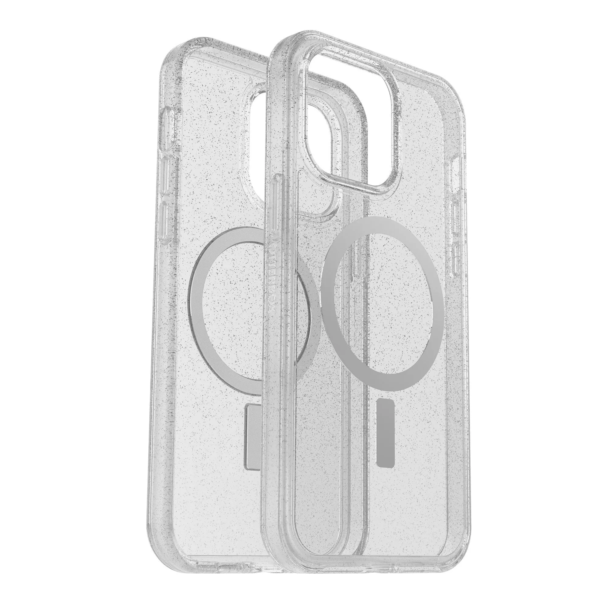 iPhone 14 Pro Max Otterbox Symmetry  w/ MagSafe Clear Series Case - Silver (Stardust) - 15-10283