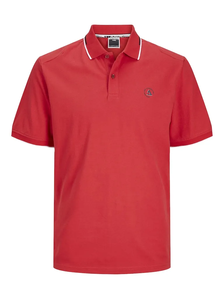 Jack & Jones Hass True Red Polo Shirt Red