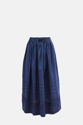 Kelsey Midi Skirt Navy