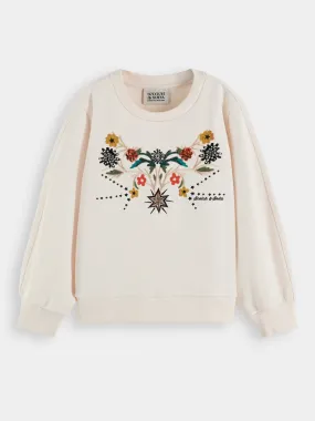 Kids - Embroidered sweatshirt