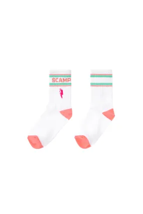 Kids White Sport Socks