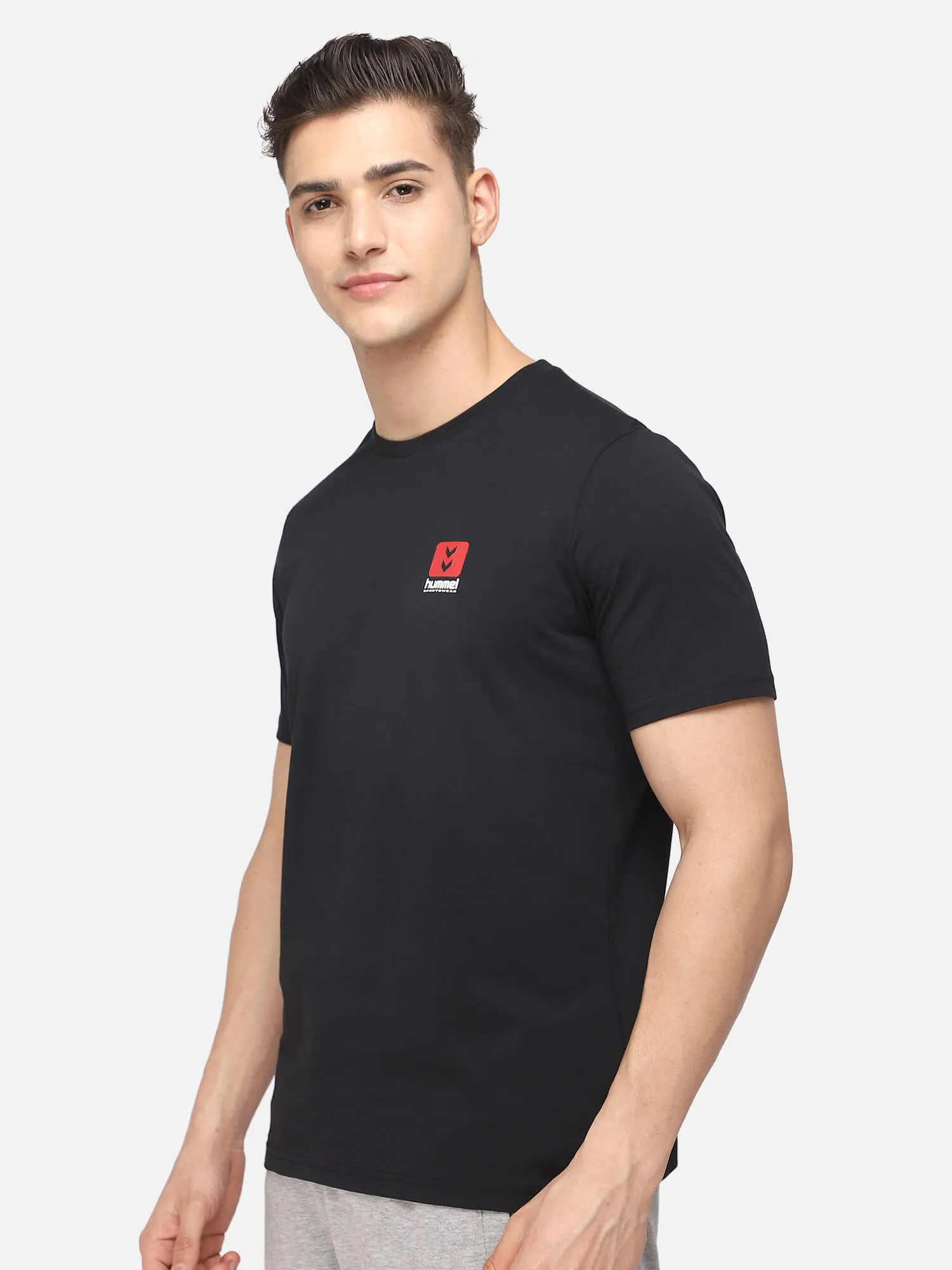 Lgc Graham Men Cotton Black T-Shirt