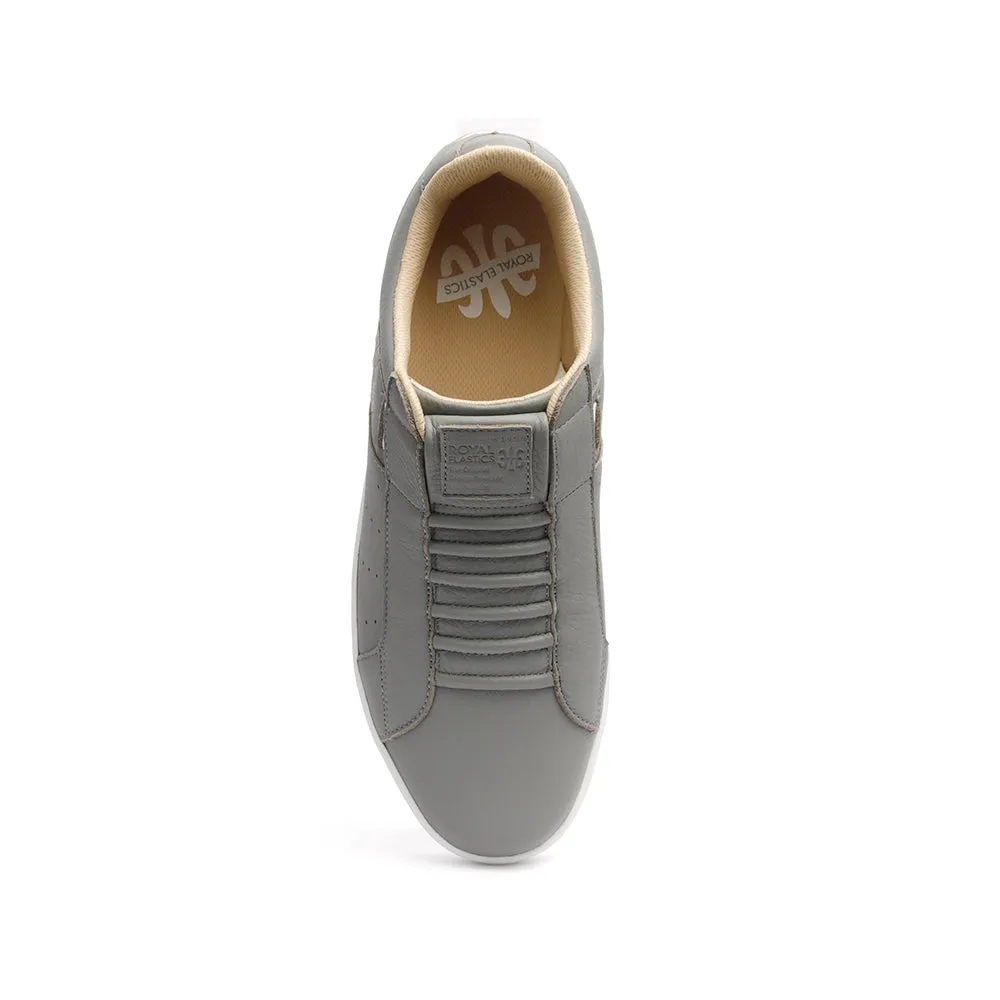 Men's Icon Classic Gray White Leather Sneakers 02092-880