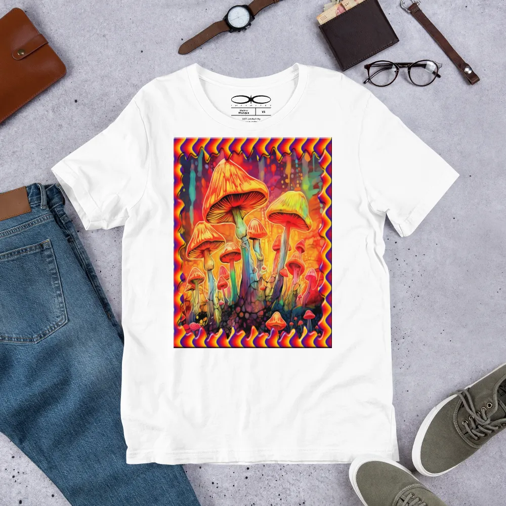 Men's Magic Mushroom Patch Graphic T-Shirt