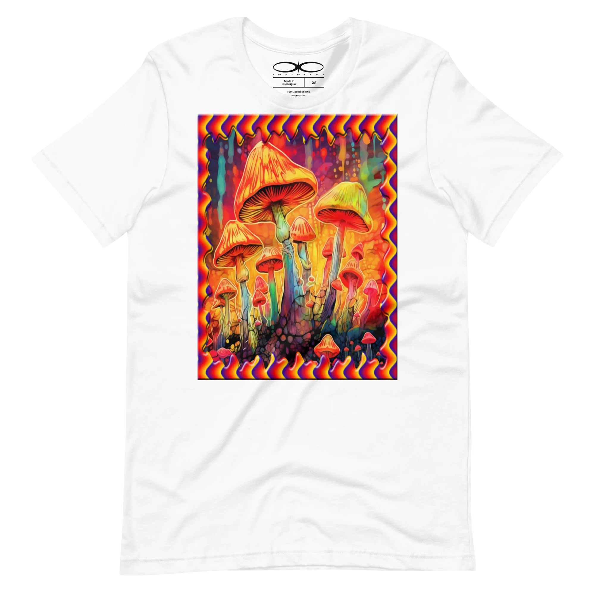 Men's Magic Mushroom Patch Graphic T-Shirt