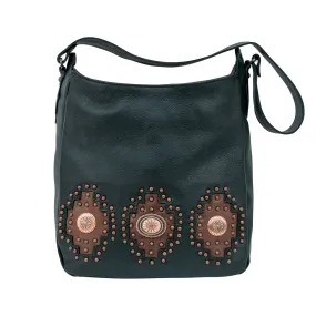 Midnight Copper Ultra Soft Drum Dyed Zip-Top Hobo