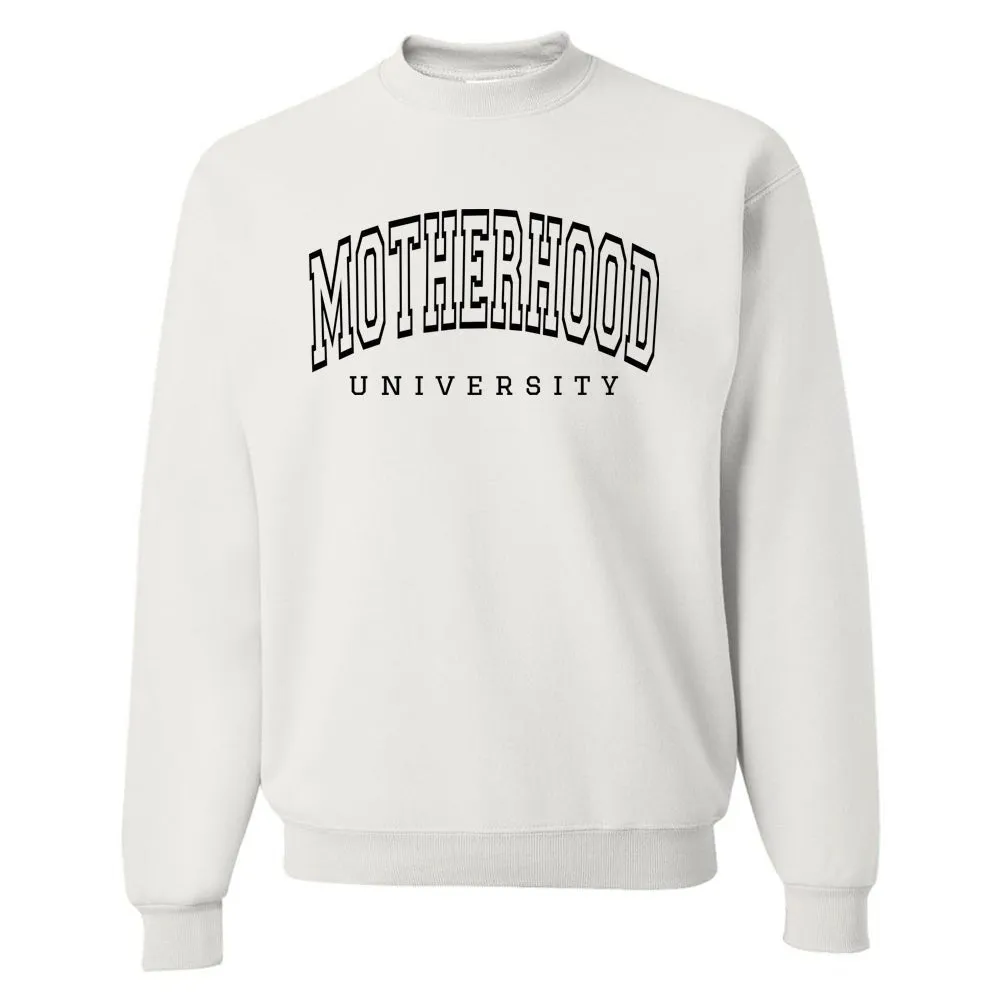 'Motherhood University' Crewneck Sweatshirt