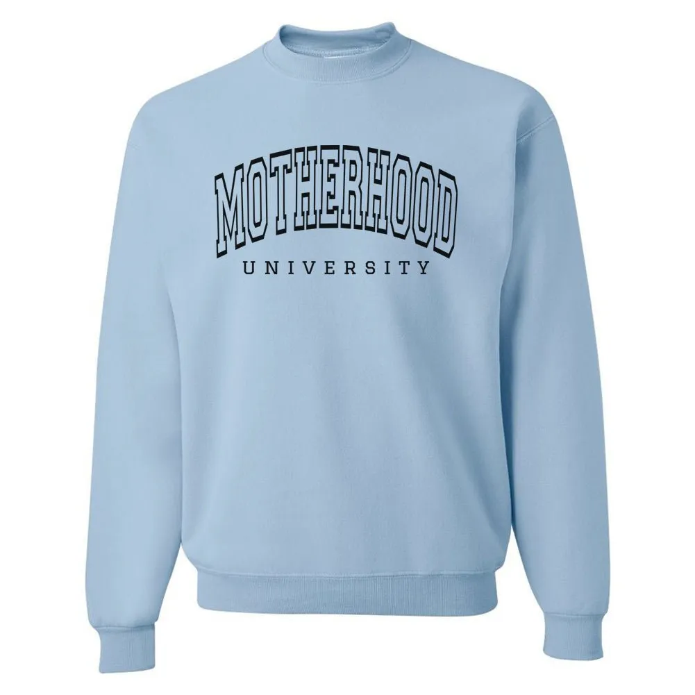 'Motherhood University' Crewneck Sweatshirt