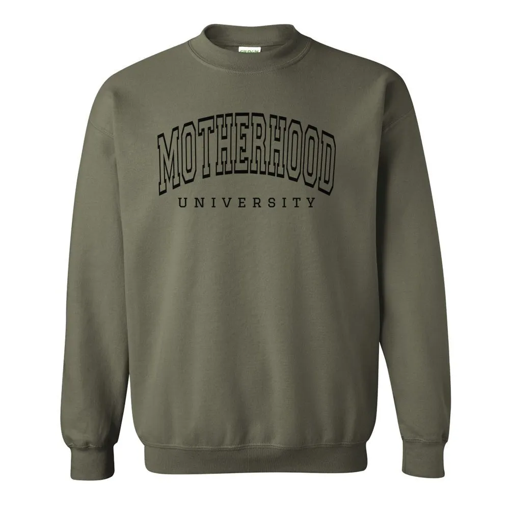 'Motherhood University' Crewneck Sweatshirt