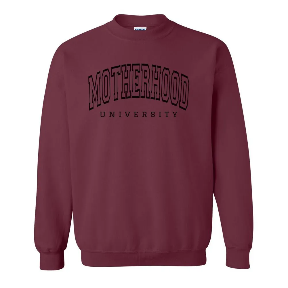 'Motherhood University' Crewneck Sweatshirt