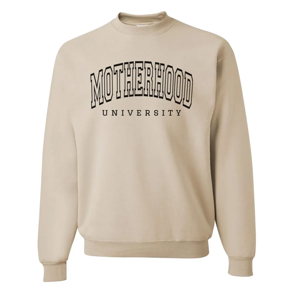 'Motherhood University' Crewneck Sweatshirt