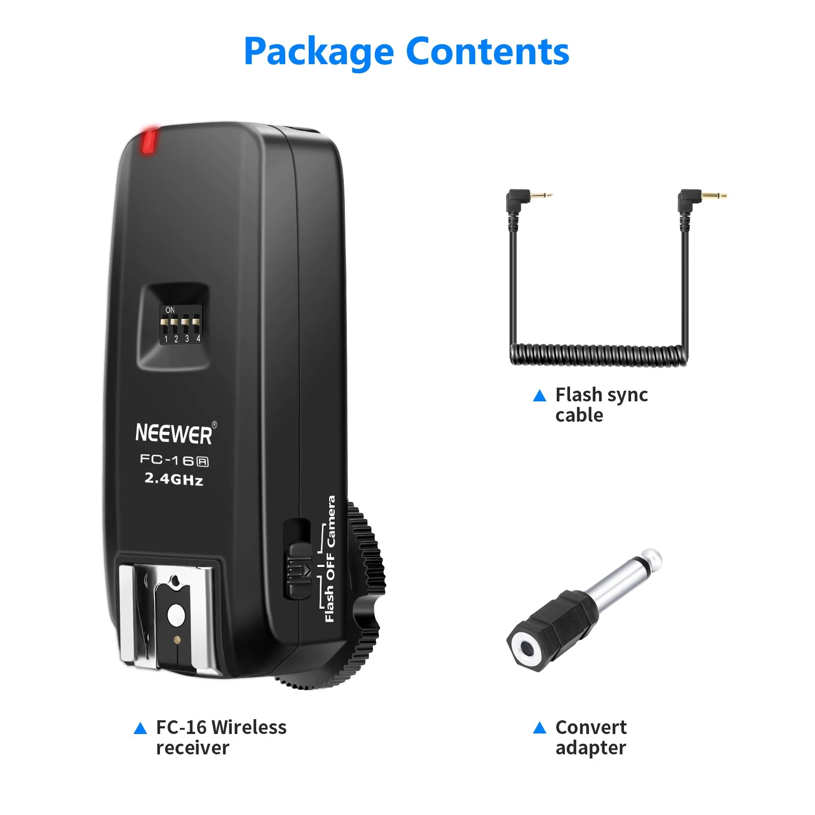 NEEWER FC-16 Wireless Flash Receiver