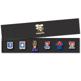 Newcastle Knights NRL Evolution Series Collection Set Team Metal Logo Pin Badge