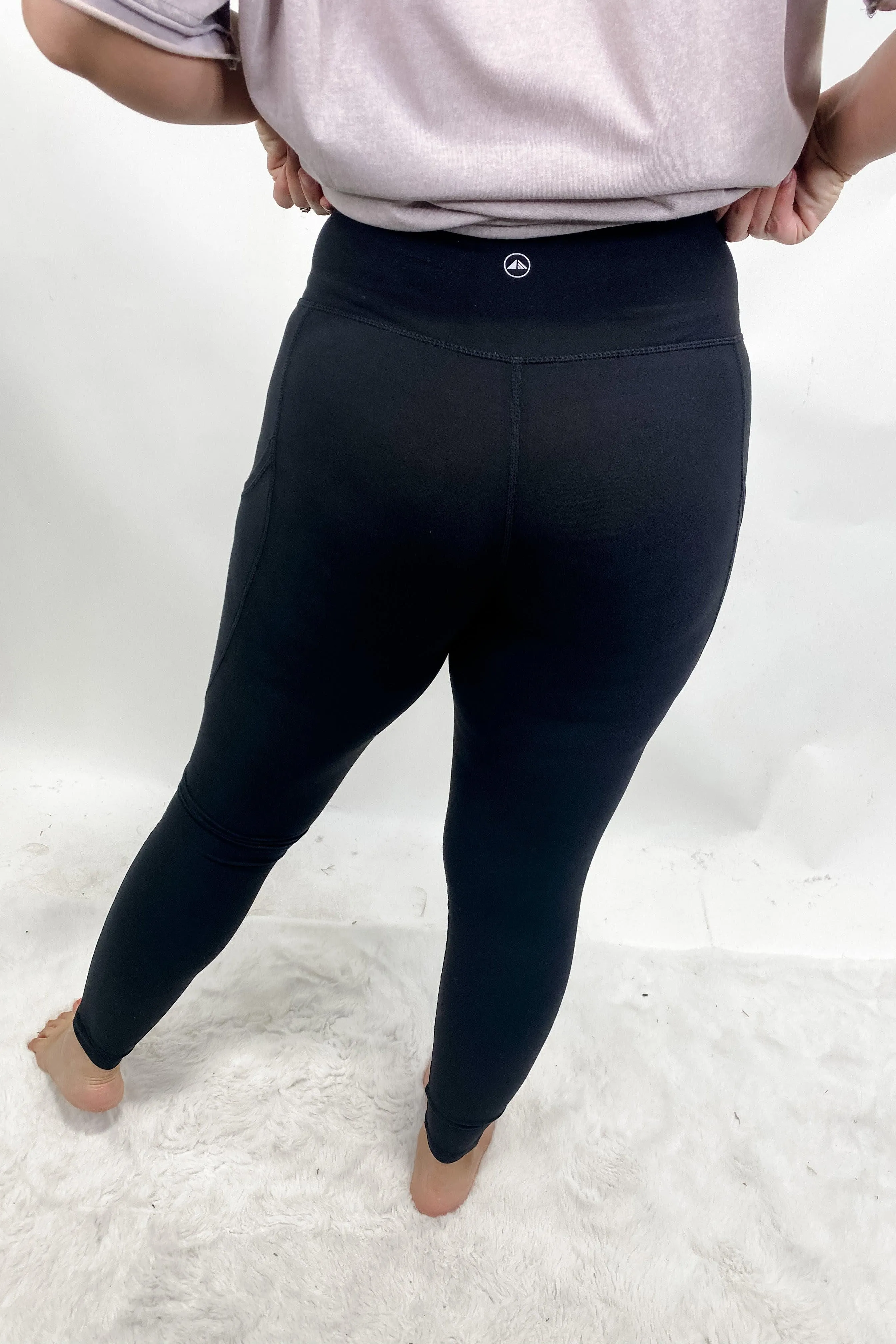 Picking Up The Pace- {Black, Gray & Olive} Buttery Soft Leggings w/ Side Pockets