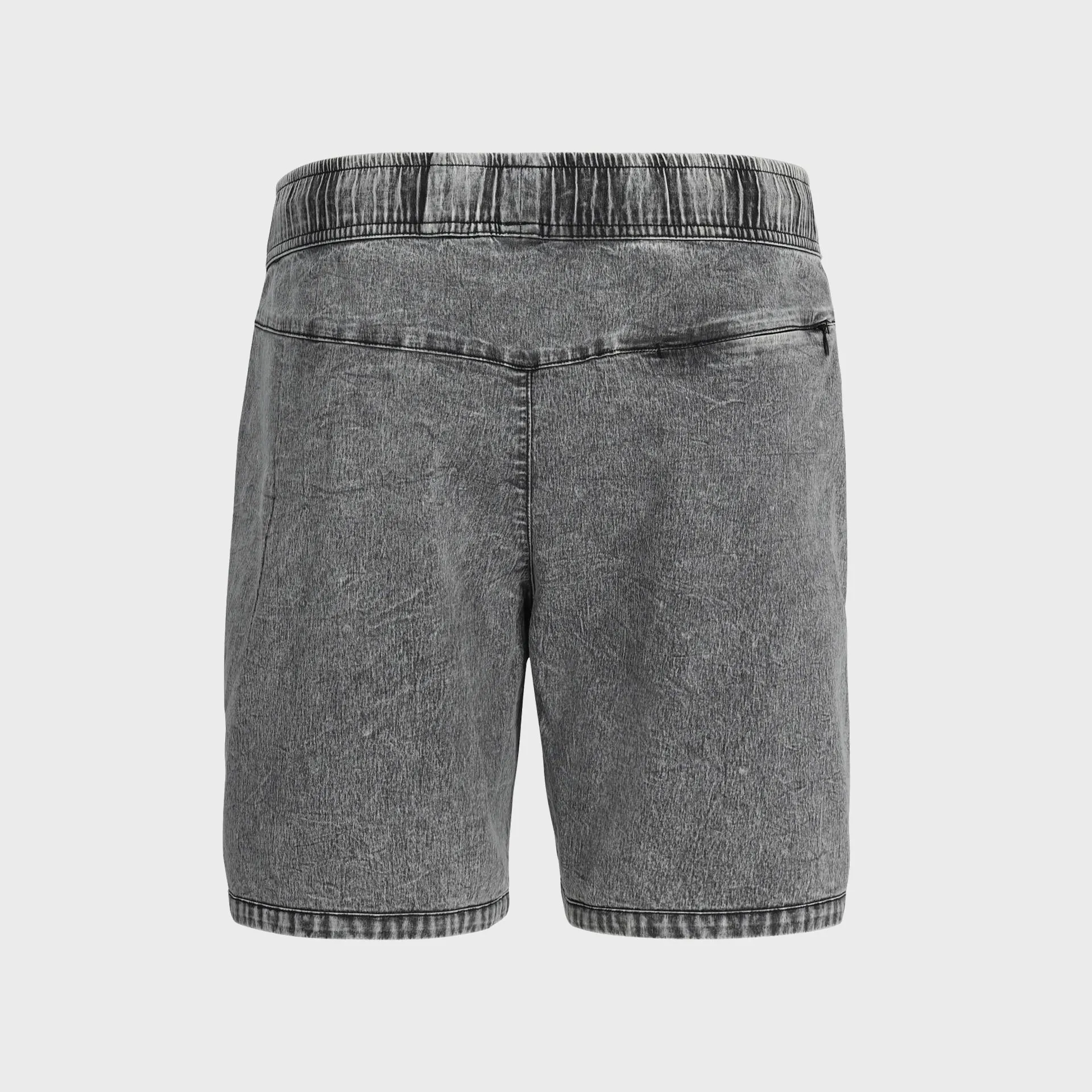 Pit Viper Mens Acid Wash Court Shorts - Grey