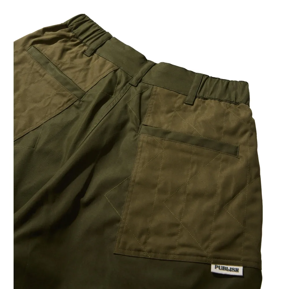 PUBLISH PBYPB PATCH WIDE SHORTS-KHAKI