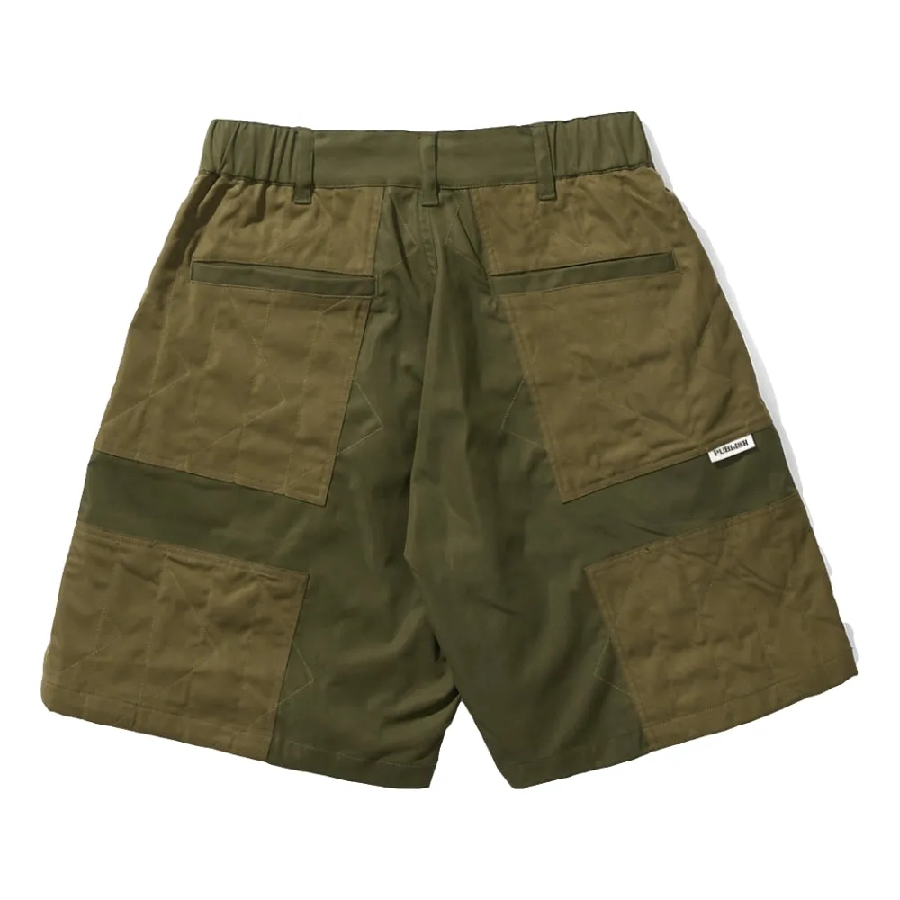 PUBLISH PBYPB PATCH WIDE SHORTS-KHAKI