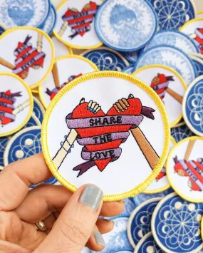 "Share the Love" Iron-On Patch