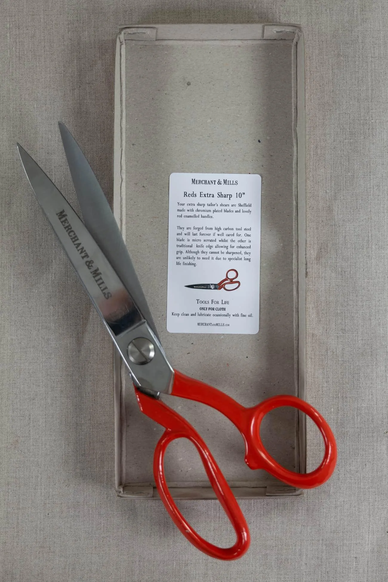 Red Extra Sharp 10" Scissors