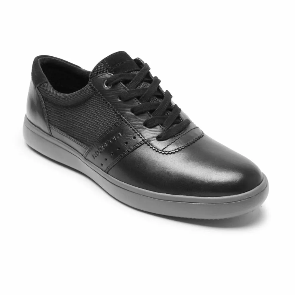 Rockport Men JARVIS UBAL BLACK LEA/SDE/MESH