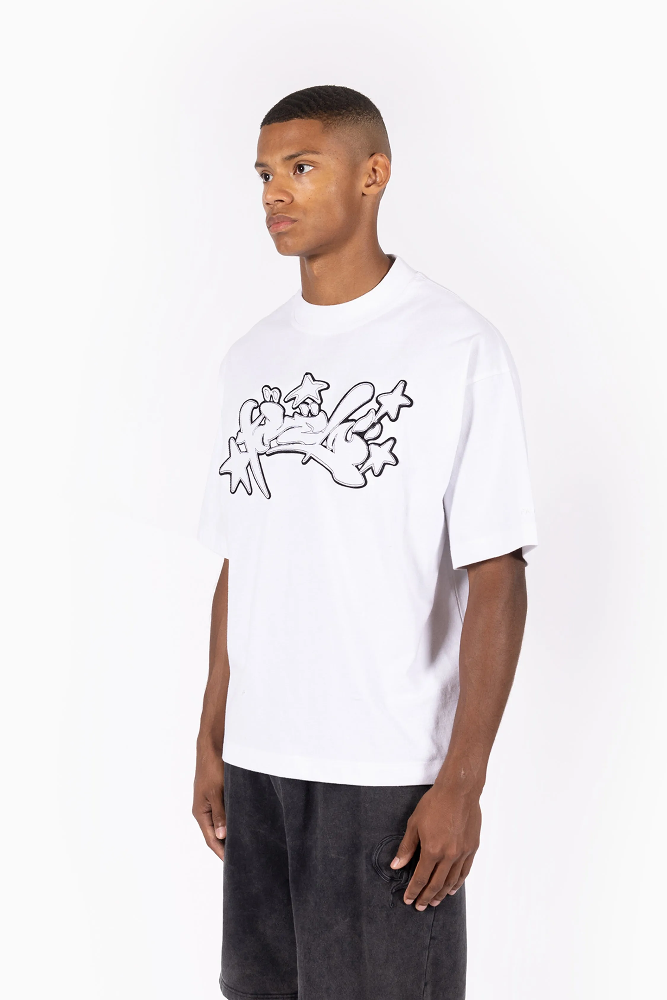 RUNSTITCH WHITE T-SHIRT