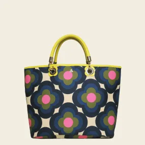 Smile Tote - Radial Flower Rockpool