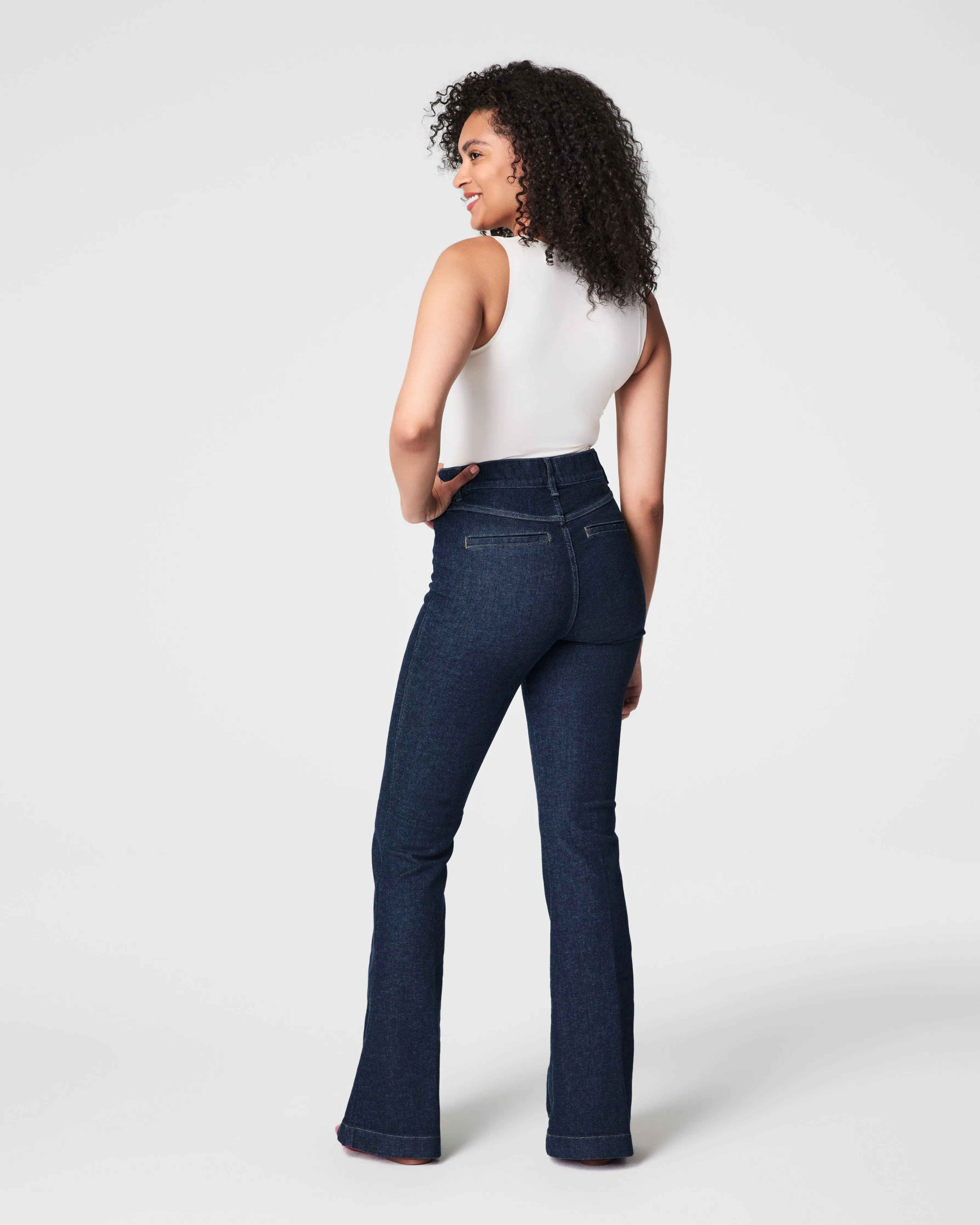 SPANXshape™ EveryWear Pintuck Flare Jeans