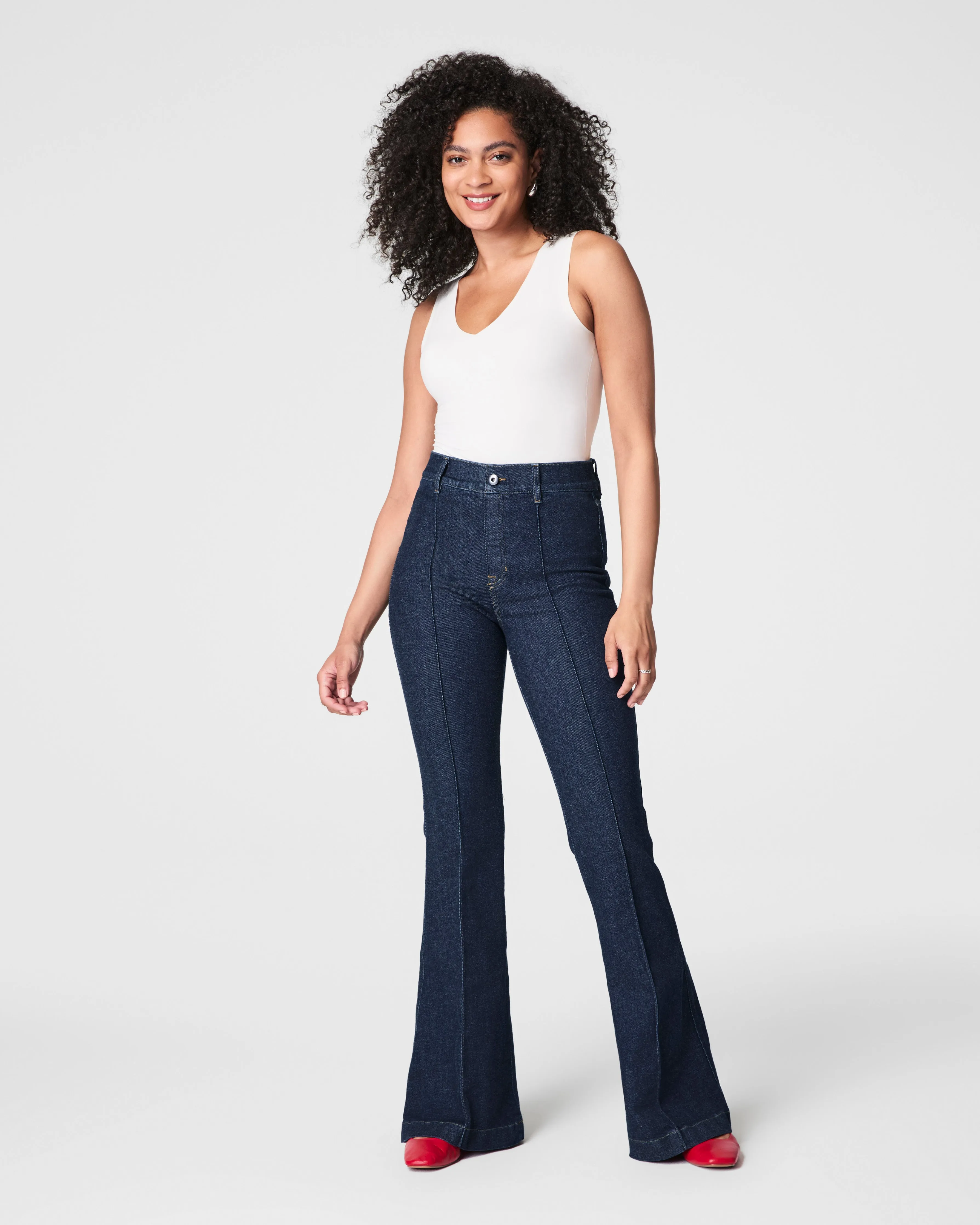 SPANXshape™ EveryWear Pintuck Flare Jeans