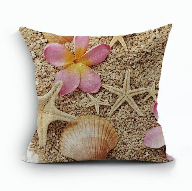 Stunning Seashells Decorative Pillow Case